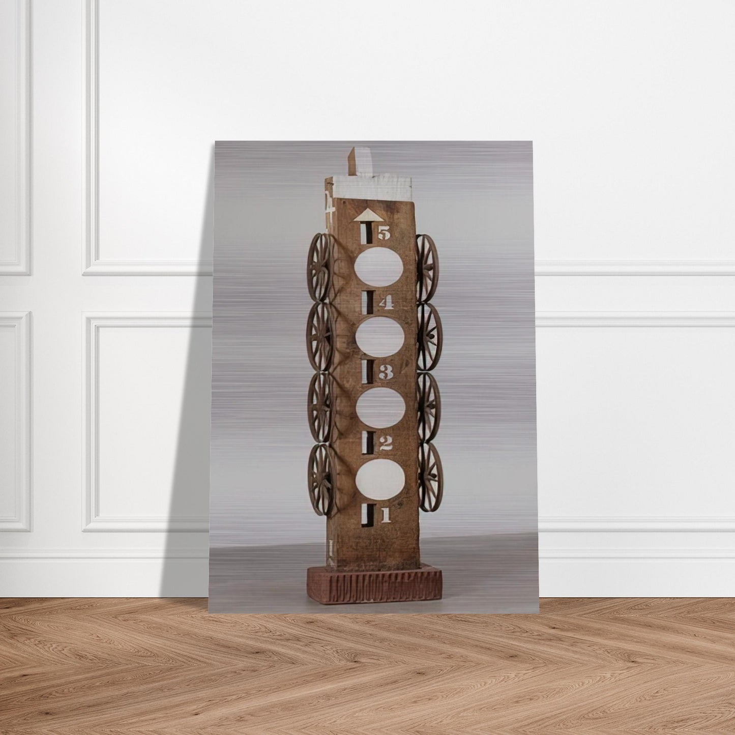 Moon - Robert Indiana Brushed Aluminum Print - 70x100 cm / 28x40 inches | Robert Indiana Aluminum Print | Robert Indiana Prints