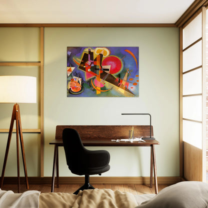IN BLUE 1925 - Wassily Kandinsky Brushed Aluminum Print - 70x100 cm / 28x40 inches | Wassily Kandinsky Aluminum Print | Wassily Kandinsky Prints