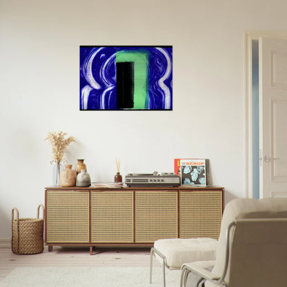 Moroccan Door - 1991 - Howard Hodgkin Brushed Aluminum Print - 70x100 cm / 28x40 inches | Howard Hodgkin Aluminum Print | Howard Hodgkin Prints