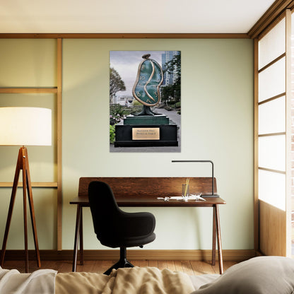 DANCE OF TIME I 1984 - Salvador Dali Brushed Aluminum Print - 70x100 cm / 28x40 inches | Salvador Dali Aluminum Print | Salvador Dali Prints