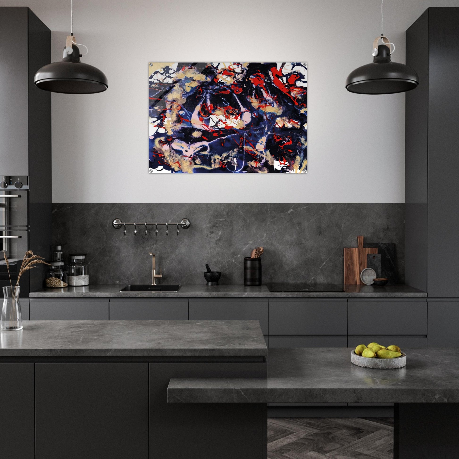 Untitled  SFP94-77  SFF 1753  - Sam Francis Acrylic Print - 70x100 cm / 28x40″ inches
