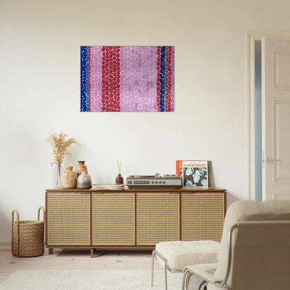 A GLIMPSE OF MARS 1969 - Alma Woodsey Thomas Brushed Aluminum Print - 70x100 cm / 28x40 inches | Alma Woodsey Thomas Aluminum Print | Alma Woodsey Thomas Prints