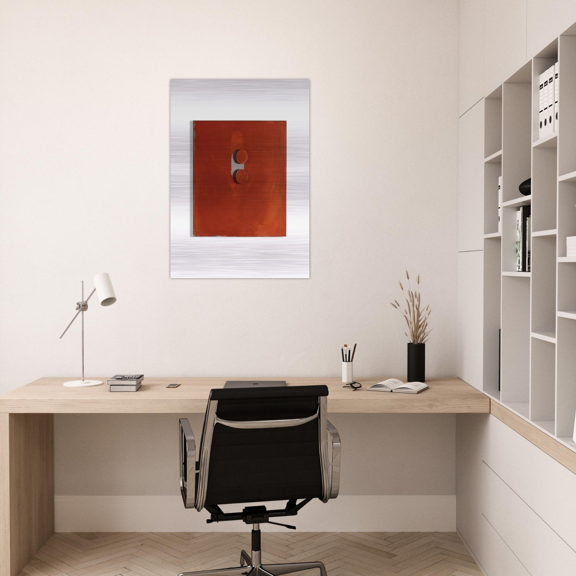 TABLETTENBILD 1966 - BLINKY PALERMO Brushed Aluminum Print - 70x100 cm / 28x40 inches | BLINKY PALERMO Aluminum Print | BLINKY PALERMO Prints