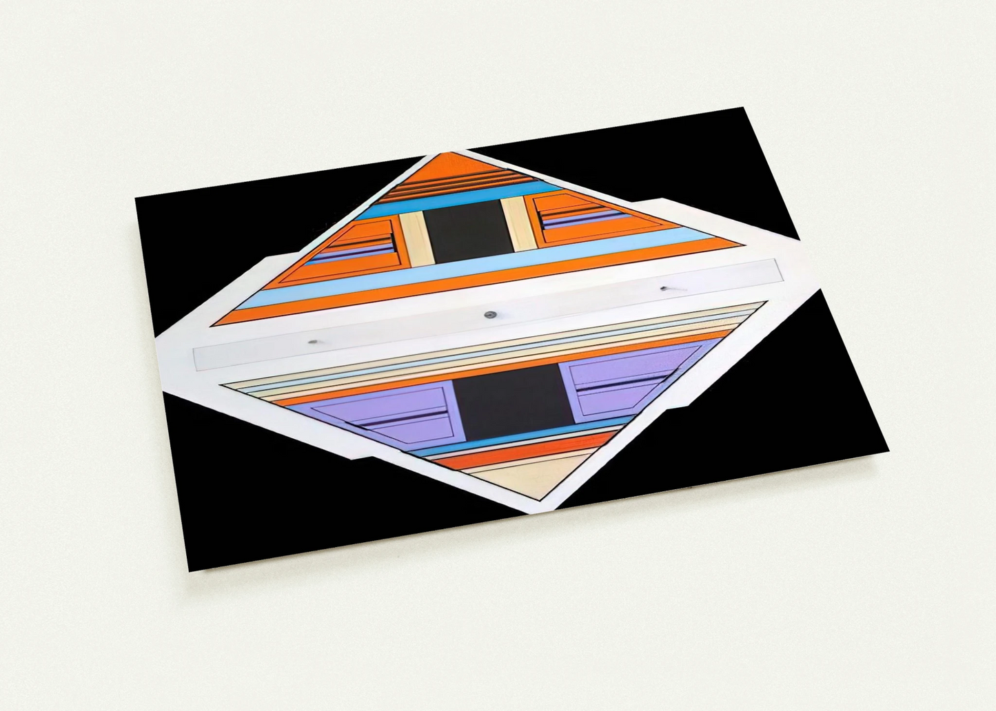 Elan - 1989 By Carmelo Arden Quin Pack of 10 Post Cards | Carmelo Arden Quin Post Cards | A6 (10.5 x 14.8 cm) - 4.1 x 5.8 inches