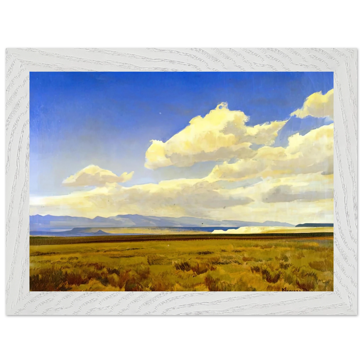Maynard Dixon - WIND OF WYOMING 1936 Wall art - 45x60 cm / 18x24 inches - Fine Art Poster-canvas - -