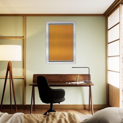 A Square With Colors Superimposed Within a Border - Sol LeWitt Brushed Aluminum Print - 70x100 cm / 28x40 inches | Sol LeWitt Aluminum Print | Sol LeWitt Prints