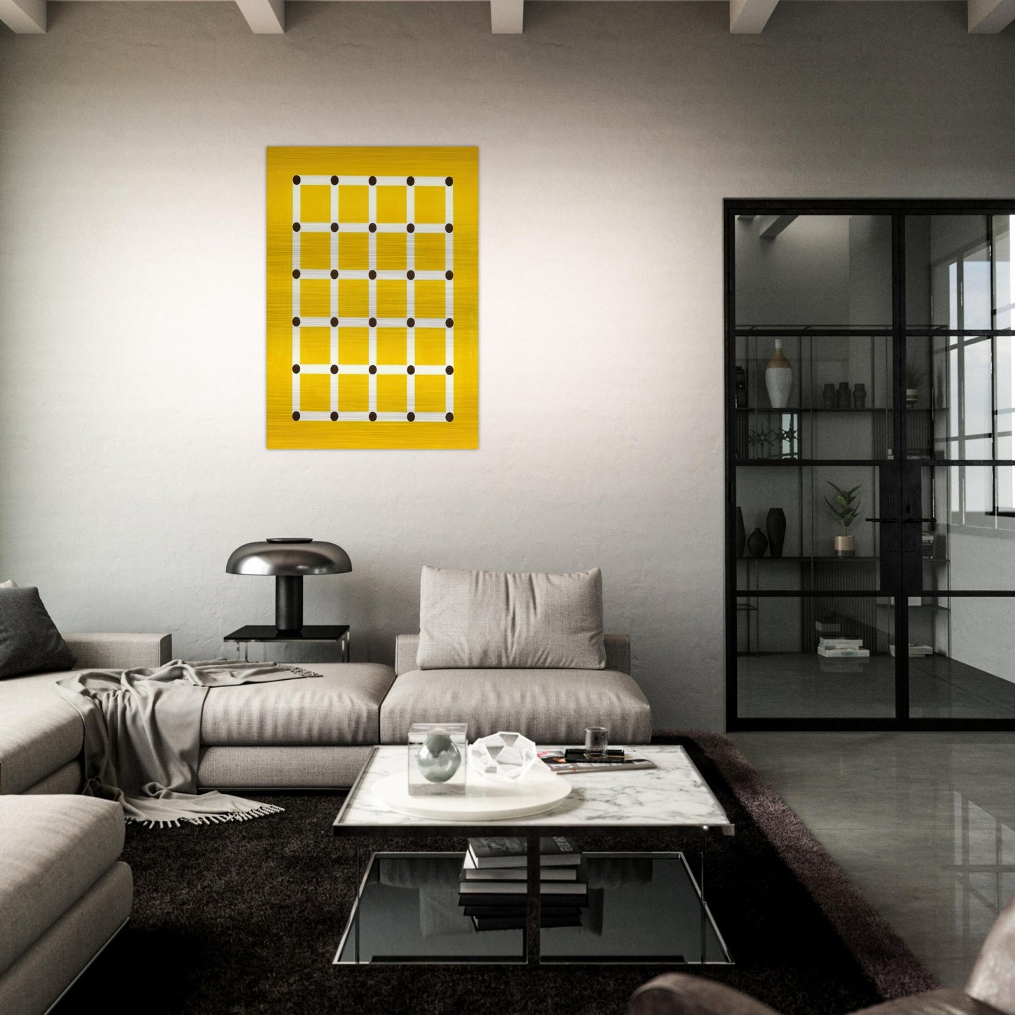 Trellis - 1962 - Jeremy Moon Brushed Aluminum Print - 70x100 cm / 28x40 inches | Jeremy Moon Aluminum Print | Jeremy Moon Prints