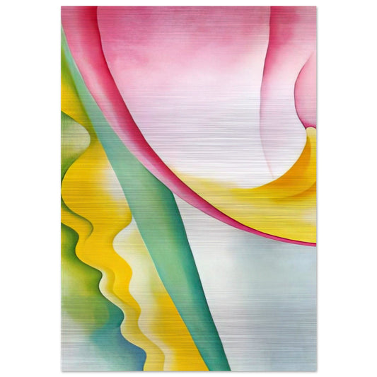 Abstraction No. 77  Tulip  - Georgia O'Keeffe Brushed Aluminum Print - 70x100 cm / 28x40 inches | Georgia O'Keeffe Aluminum Print | Georgia O'Keeffe Prints