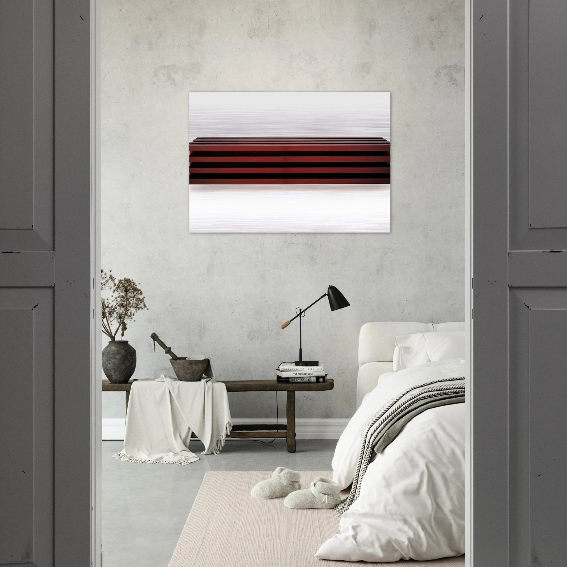 Untitled Aluminum - 1991 - Donald Judd Brushed Aluminum Print - 70x100 cm / 28x40 inches | Donald Judd Aluminum Print | Donald Judd Prints