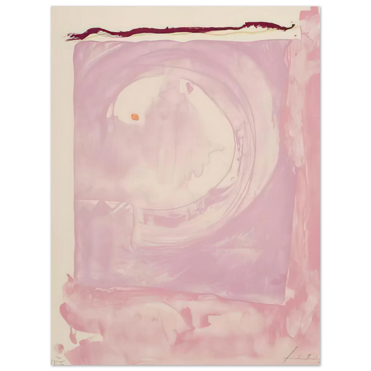 Helen Frankenthaler - Reflections IX - 1995 Wall art - 50x70 cm / 20x28 inches - Fine Art Poster - -