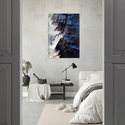 Sea Wind and Fog - Eyvind Earle Brushed Aluminum Print - 70x100 cm / 28x40 inches | Eyvind Earle Aluminum Print | Eyvind Earle Prints