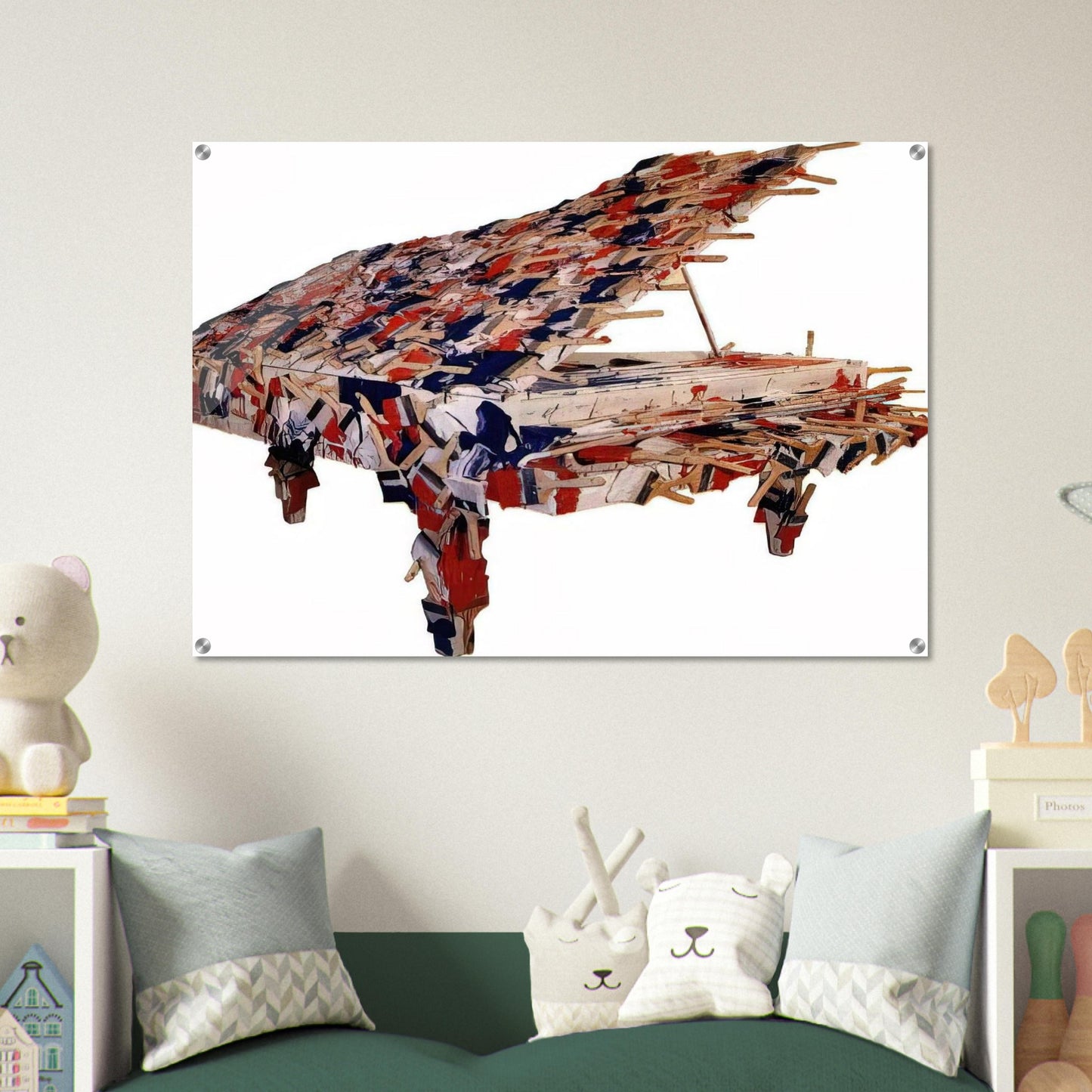 La Marseillaise - 1989 - Arman Acrylic Print - 70x100 cm / 28x40″ inches | Arman Wall Art | Arman Prints