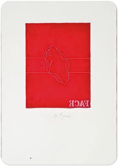 FACE CASTS FROM UNTITLED SERIES 1974 By Jasper Johns Pack of 10 Post Cards | Jasper Johns Post Cards | A6 (10.5 x 14.8 cm) - 4.1 x 5.8 inches