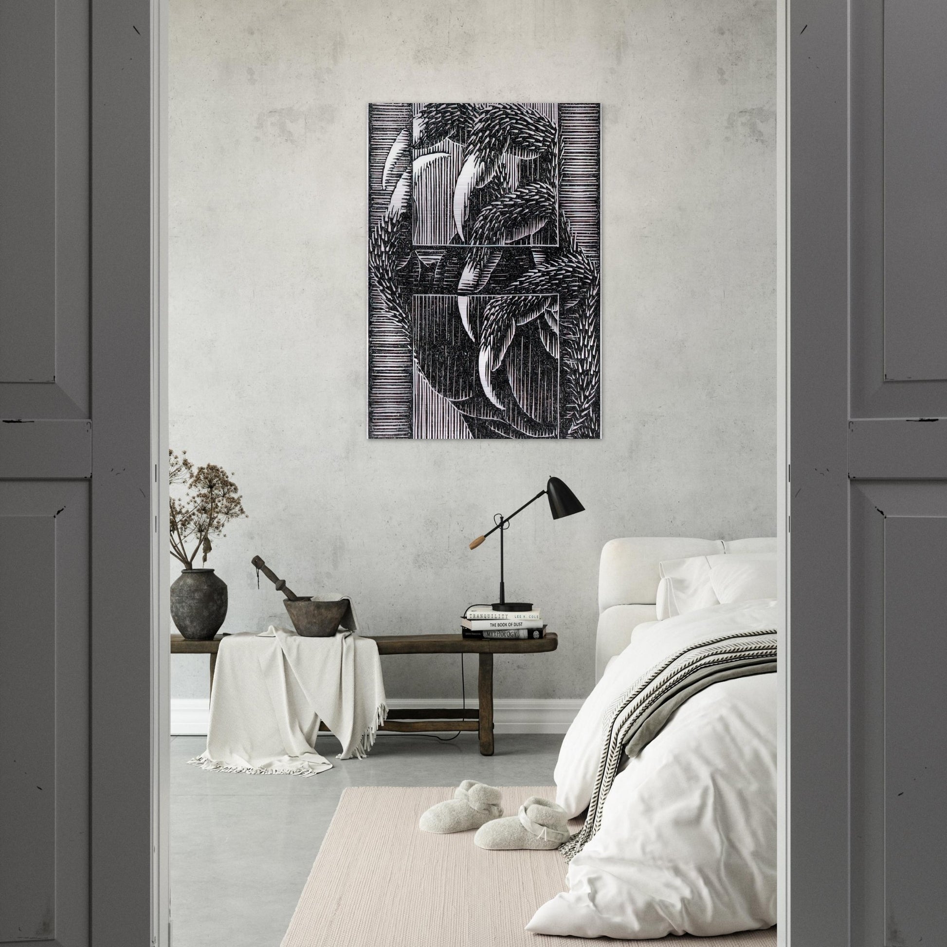ESCHER (13) - MC Escher Brushed Aluminum Print - 70x100 cm / 28x40 inches | MC Escher Aluminum Print | MC Escher Prints
