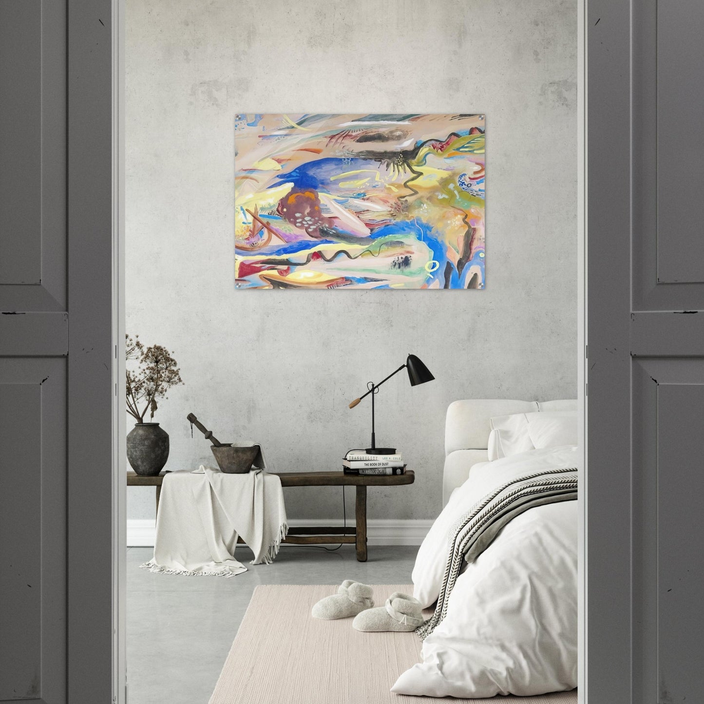 SINFONIE XIII 1913 - Rudolf Bauer Acrylic Print - 70x100 cm / 28x40″ inches
