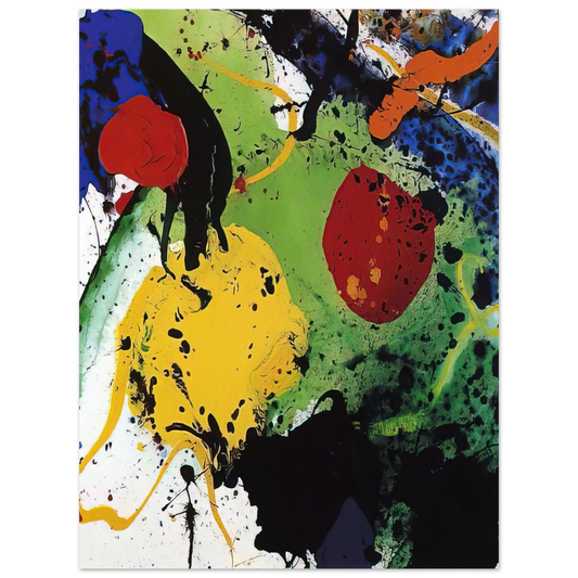 Sam Francis - Untitled  SFP-89-57   75x100 cm / 30x40inches Fine Art Poster