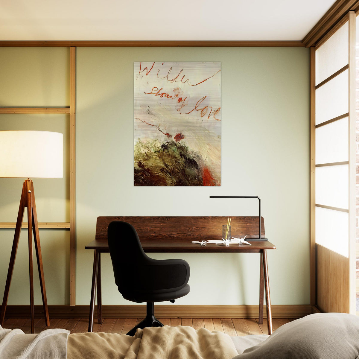 Wilder Shores of Love - Cy Twombly Brushed Aluminum Print - 70x100 cm / 28x40 inches | Cy Twombly Aluminum Print | Cy Twombly Prints