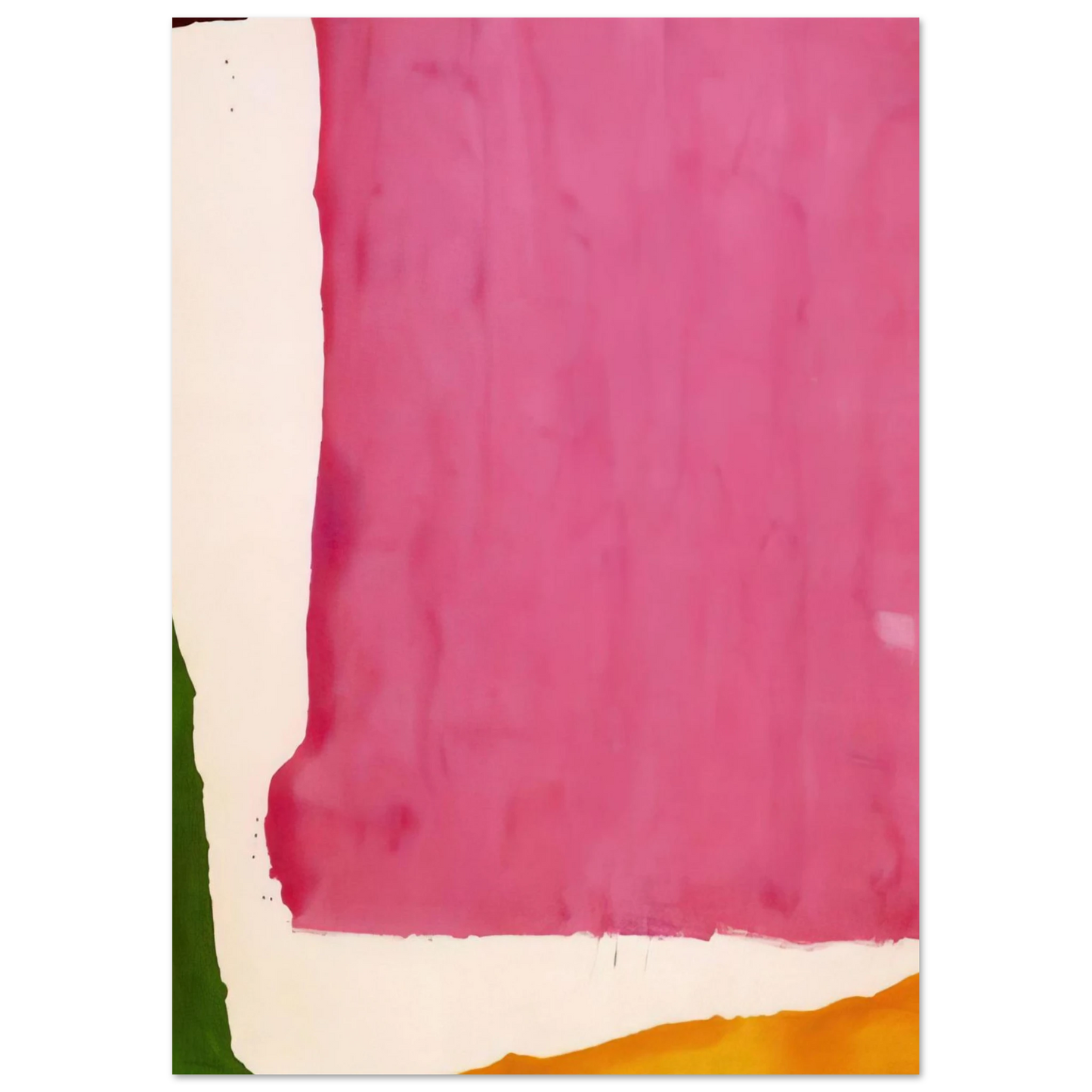 Helen Frankenthaler - Mauve District - 1966 Wall art - A3 (29.7 x 42  cm) - Premium Wooden Framed Poster With Fine Art Paper-canvas - Wood frame