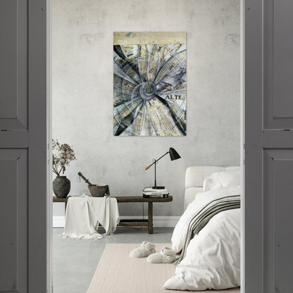 OMAGGIO A BETUDA FUTURISTA 1915 - Carlo Carra Brushed Aluminum Print - 70x100 cm / 28x40 inches | Carlo Carra Aluminum Print | Carlo Carra Prints