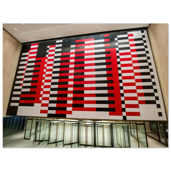 Josef Albers - MANHATTAN 1963  75x100 cm / 30x40inches Fine Art Poster