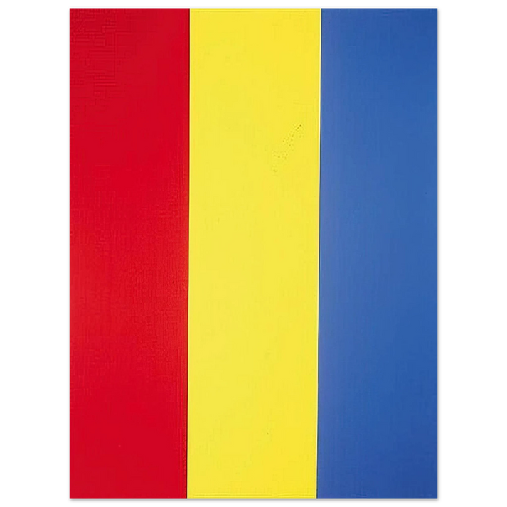 Brice Marden - Red Yellow Blue Painting No. 1 - 1974  75x100 cm / 30x40inches Fine Art Poster