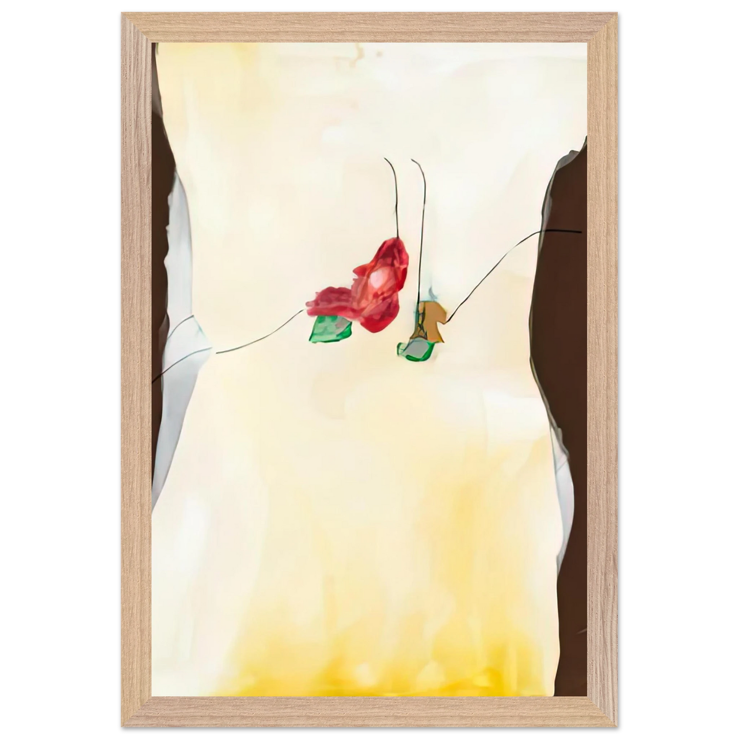 Helen Frankenthaler - Chill Factor, 1973- Wall Art - 60x80 cm / 24x32 inches - Fine Art Poster-canvas - -