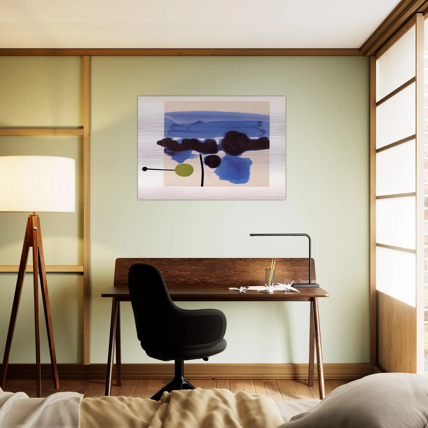 THE PASSION FLOWER 1986 - Victor Pasmore Brushed Aluminum Print - 70x100 cm / 28x40 inches | Victor Pasmore Aluminum Print | Victor Pasmore Prints