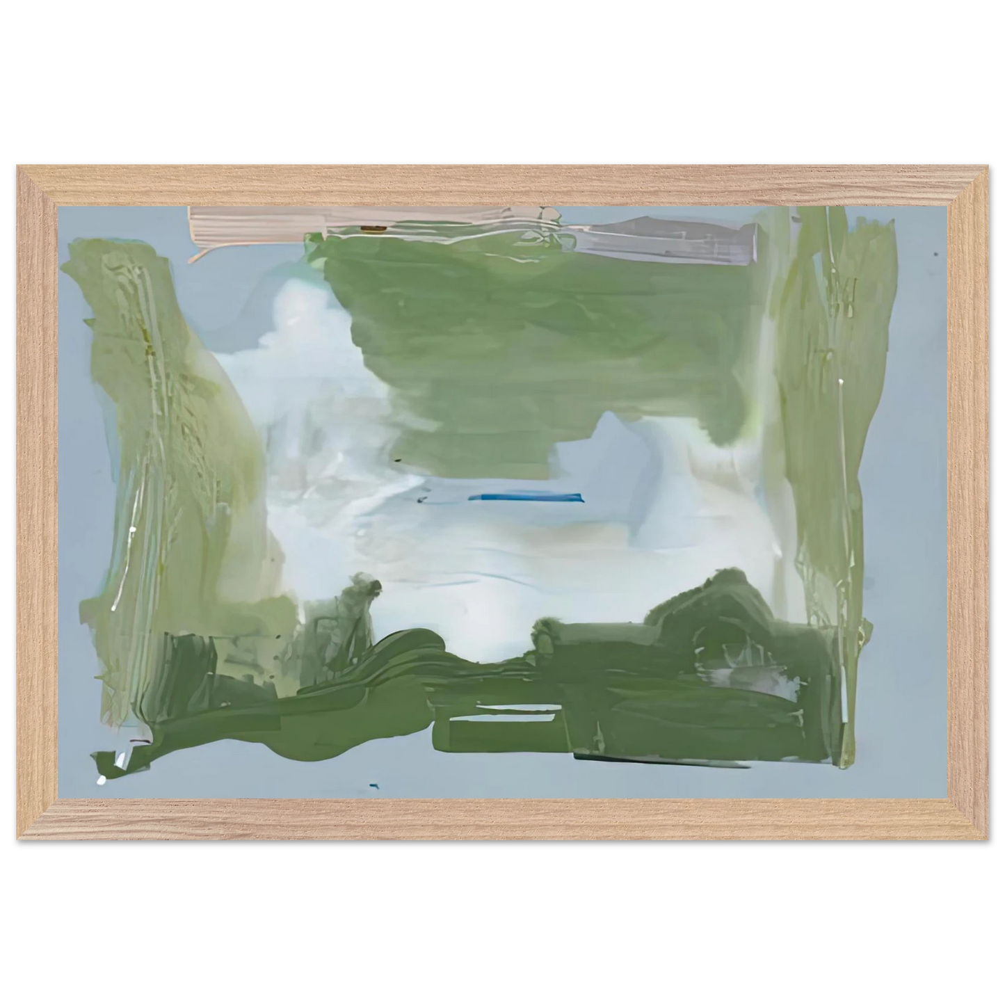 Helen Frankenthaler - Lush Spring, 1975- Wall Art - 28x40 inches / 70x70 cm - Canvas (Imperial)-canvas - -