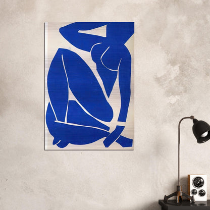 BLUE NUDE - Henri Matisse Brushed Aluminum Print - 70x100 cm / 28x40 inches | Henri Matisse Aluminum Print | Henri Matisse Prints