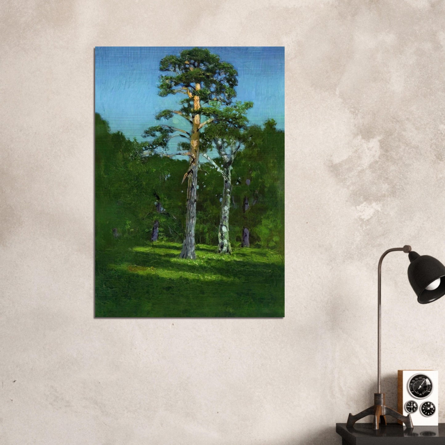 Pine - Arkhyp Kuindzhi Brushed Aluminum Print - 70x100 cm / 28x40 inches | Arkhyp Kuindzhi Aluminum Print | Arkhyp Kuindzhi Prints