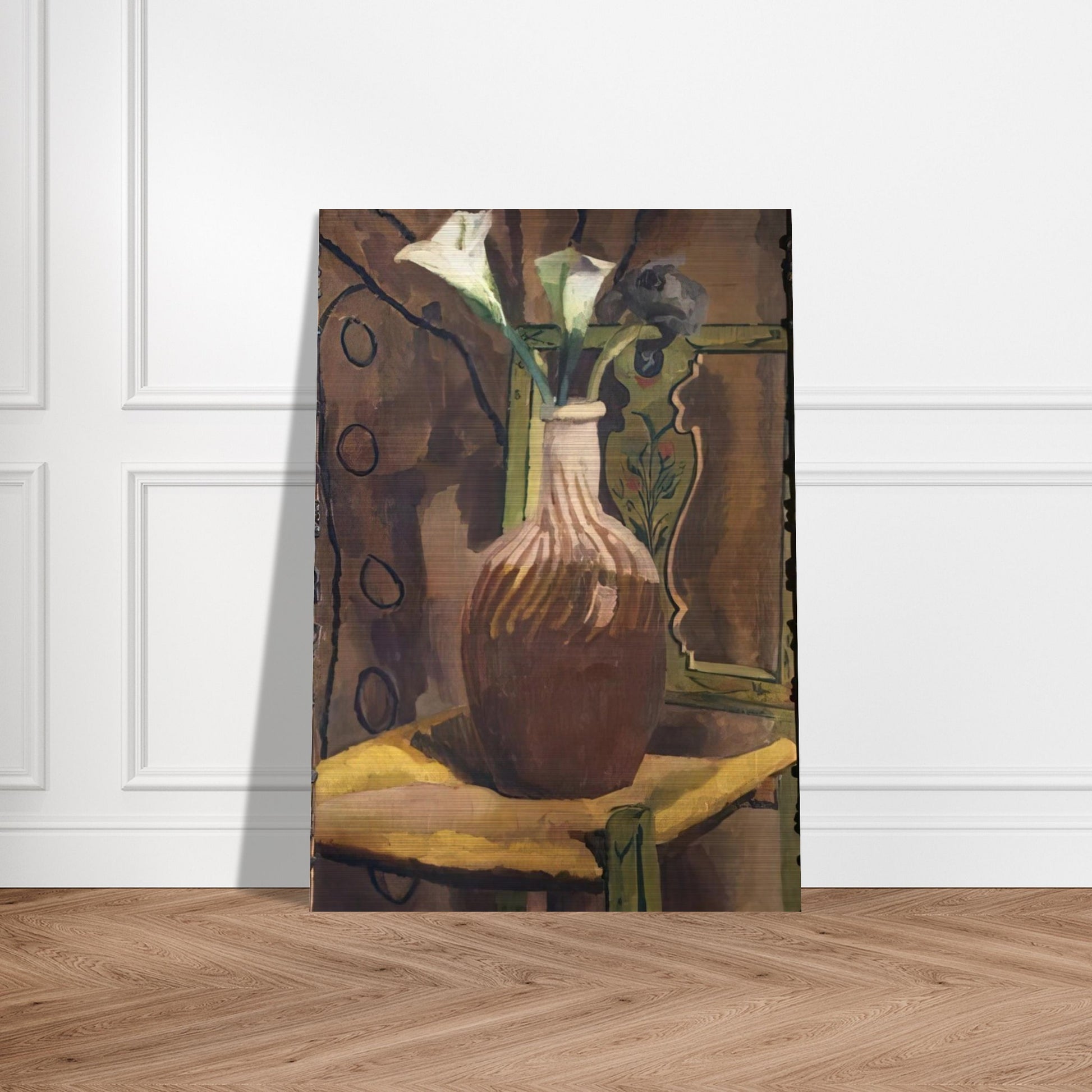ARUM LILIES 1919 - Vanessa Bell Brushed Aluminum Print - 70x100 cm / 28x40 inches | Vanessa Bell Aluminum Print | Vanessa Bell Prints