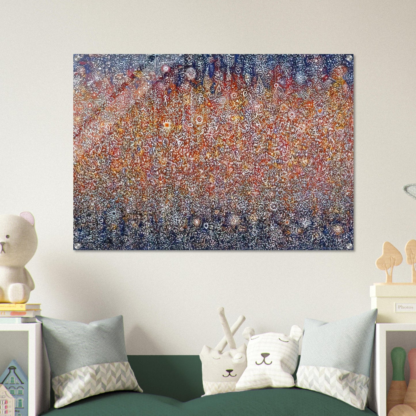 Celebration, Birth - 1976 - Richard Pousette-Dart Acrylic Print - 70x100 cm / 28x40″ inches