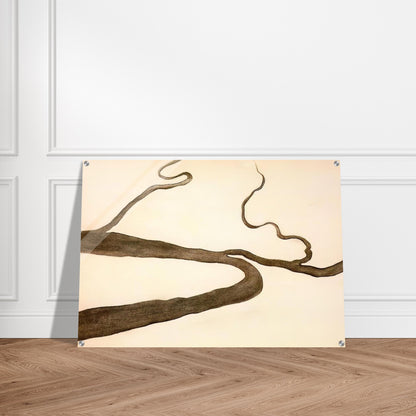 Drawing IX - Georgia O'Keeffe Acrylic Print - 70x100 cm / 28x40″ inches