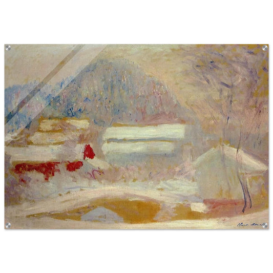 Norwegian Landscape, Sandviken - claude monet Acrylic Print - 70x100 cm / 28x40″ inches