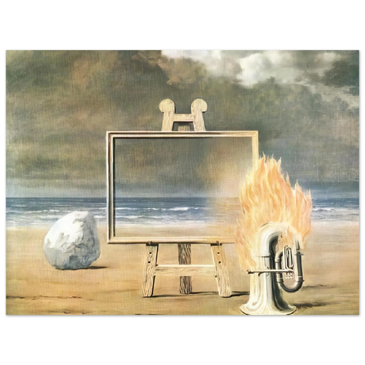 Rene Magritte - THE FAIR CAPTIVE 1947  75x100 cm / 30x40inches Fine Art Poster
