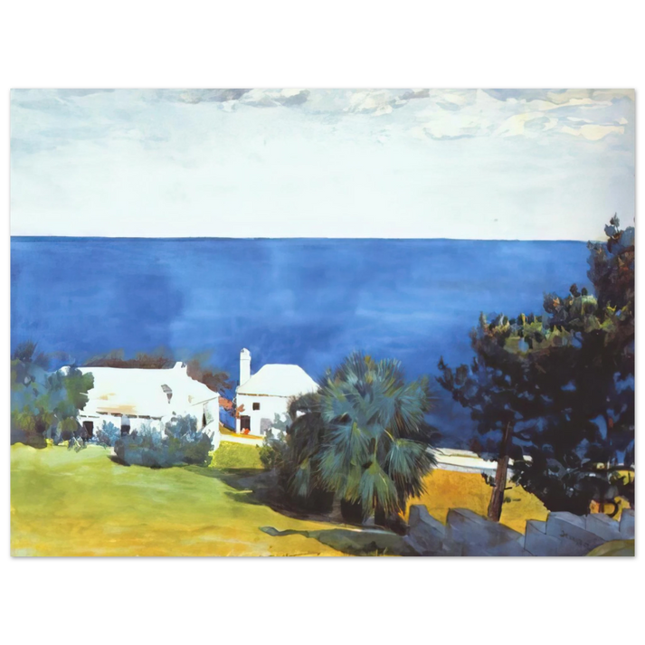 Winslow Homer - SHORE AT BERMUDA  75x100 cm / 30x40inches Fine Art Poster