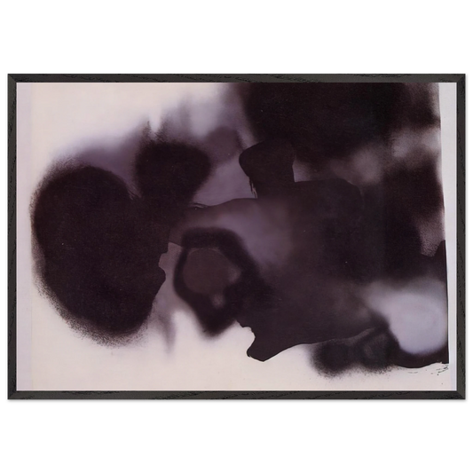 The Cloud - 1986 - Victor Pasmore 70x100 cm / 28x40 inches Framed Art Print – Black Wooden Frame