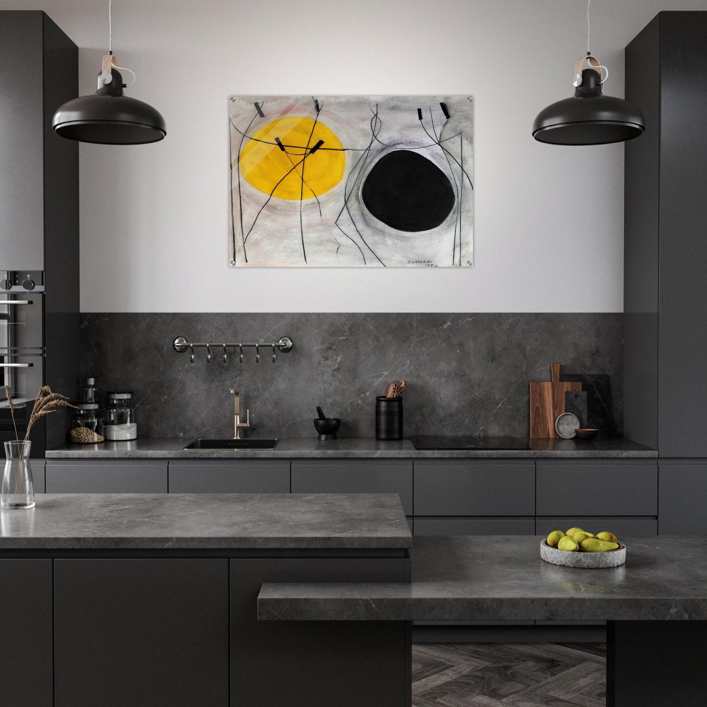 Senza titolo - 1952 - Bice Lazzari Acrylic Print - 70x100 cm / 28x40″ inches | Bice Lazzari Wall Art | Bice Lazzari Prints