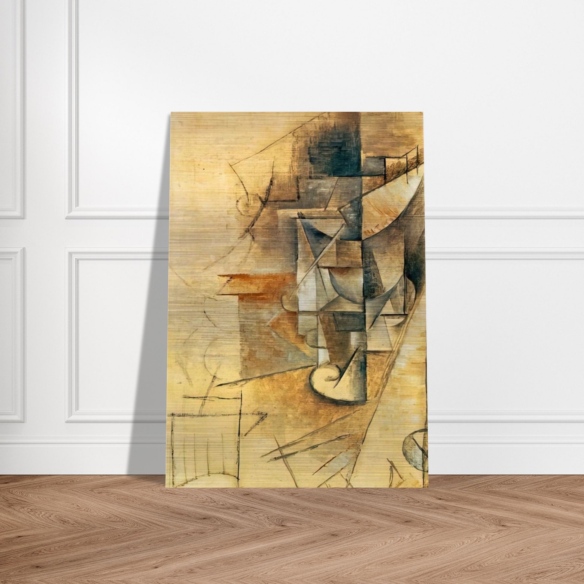 A glass - Pablo Picasso Brushed Aluminum Print - 70x100 cm / 28x40 inches | Pablo Picasso Aluminum Print | Pablo Picasso Prints