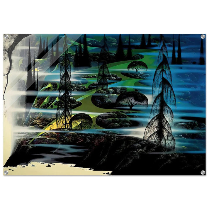 Beauty Beyond Believing - Eyvind Earle Acrylic Print - 70x100 cm / 28x40″ inches