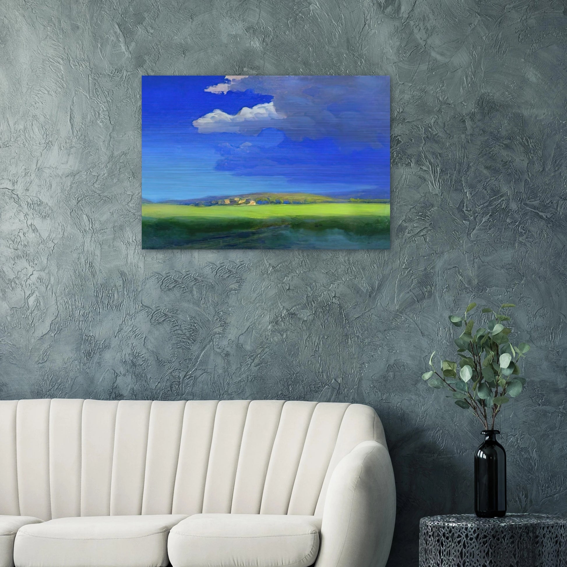 After the thunderstorm - Arkhyp Kuindzhi Brushed Aluminum Print - 70x100 cm / 28x40 inches | Arkhyp Kuindzhi Aluminum Print | Arkhyp Kuindzhi Prints