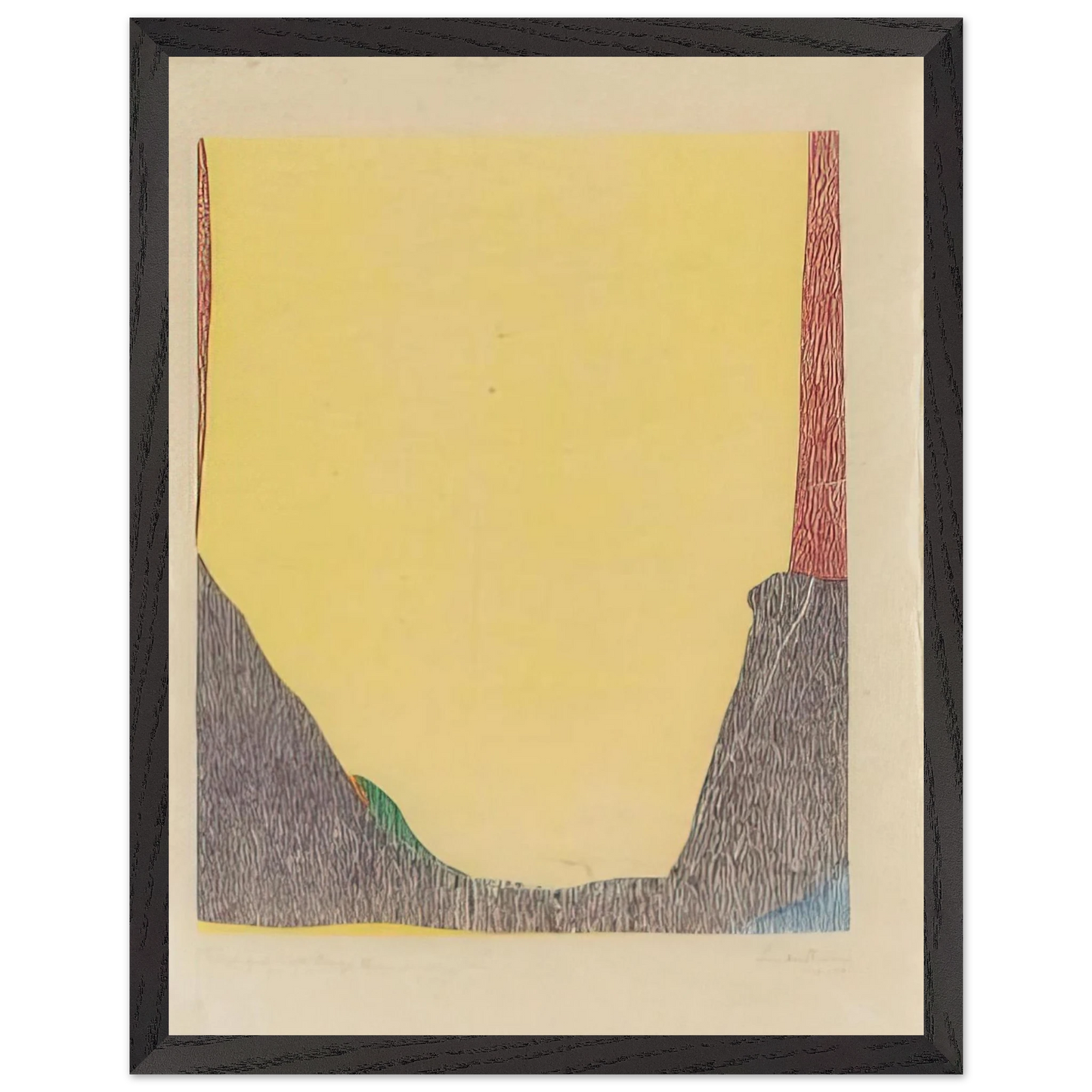 Helen Frankenthaler - East and Beyond - 1973 Wall art - A2 (42 x 59.4  cm) - Fine Art Poster-canvas - -