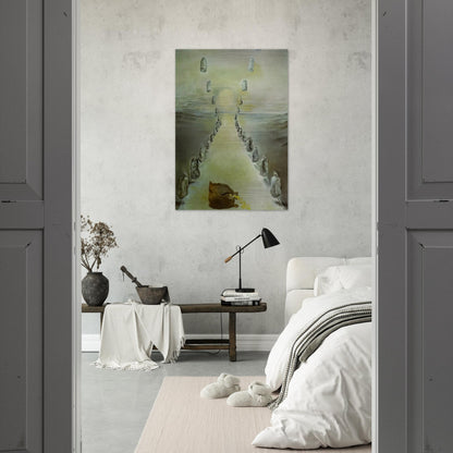 THE PATH OF ENIGMAS FIRST VERSION - Salvador Dali Brushed Aluminum Print - 70x100 cm / 28x40 inches | Salvador Dali Aluminum Print | Salvador Dali Prints