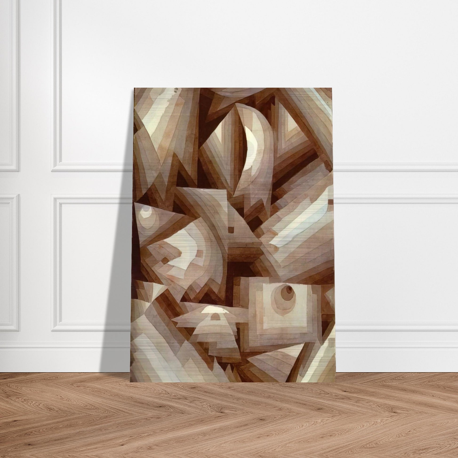 CRYSTAL 1921 - Paul Klee Brushed Aluminum Print - 70x100 cm / 28x40 inches | Paul Klee Aluminum Print | Paul Klee Prints