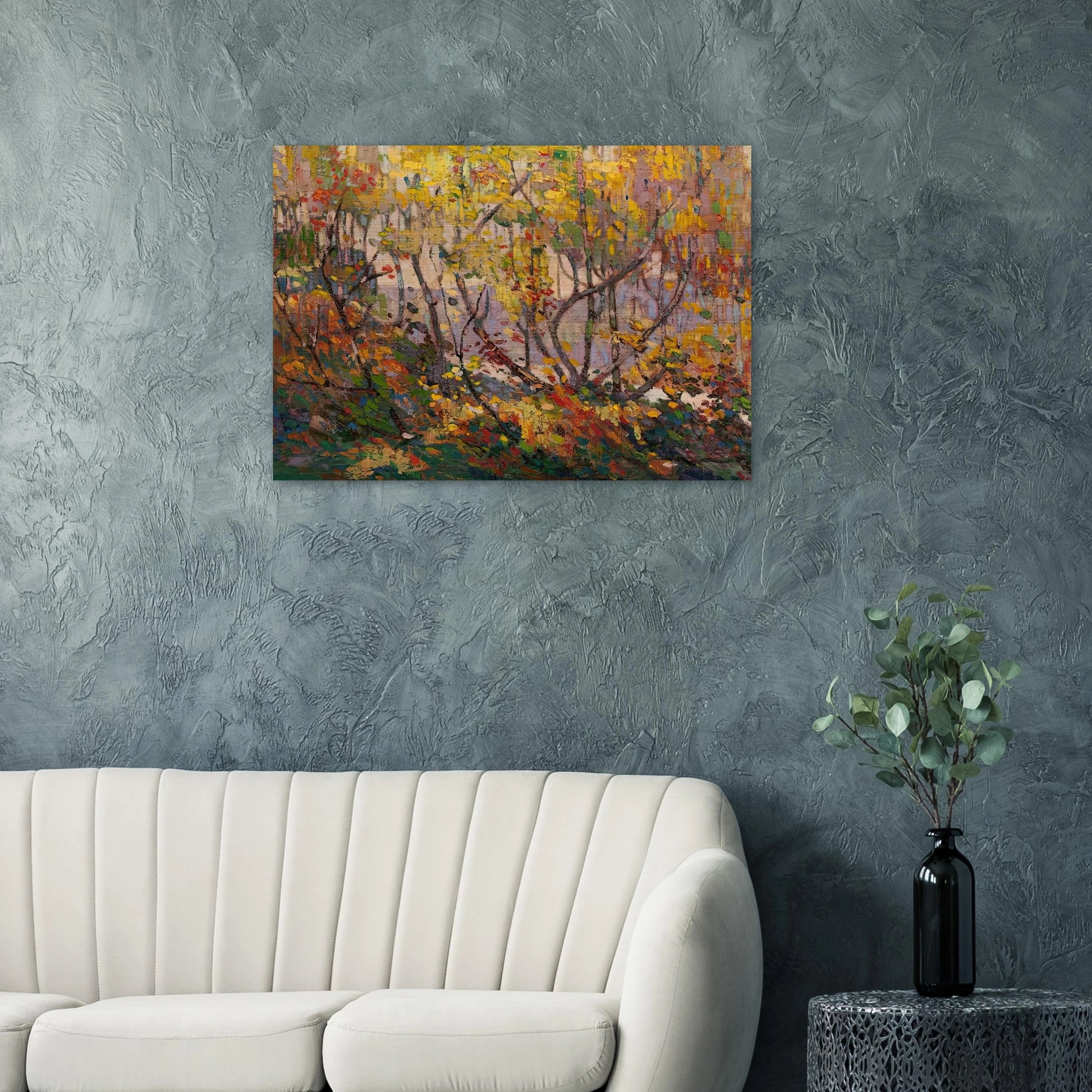 OPULENT OCTOBER 1916 - Tom Thomson Brushed Aluminum Print - 70x100 cm / 28x40 inches | Tom Thomson Aluminum Print | Tom Thomson Prints