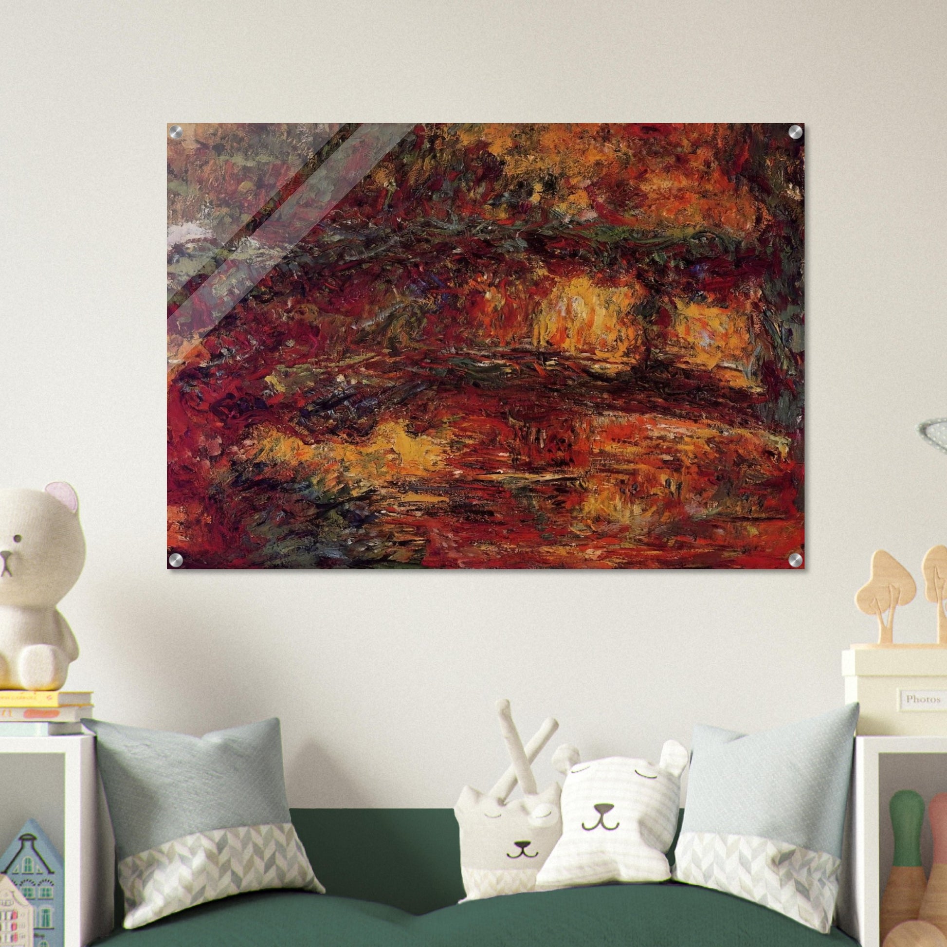 The Japanese Bridge at Giverny - claude monet Acrylic Print - 70x100 cm / 28x40″ inches | claude monet Wall Art | claude monet Prints