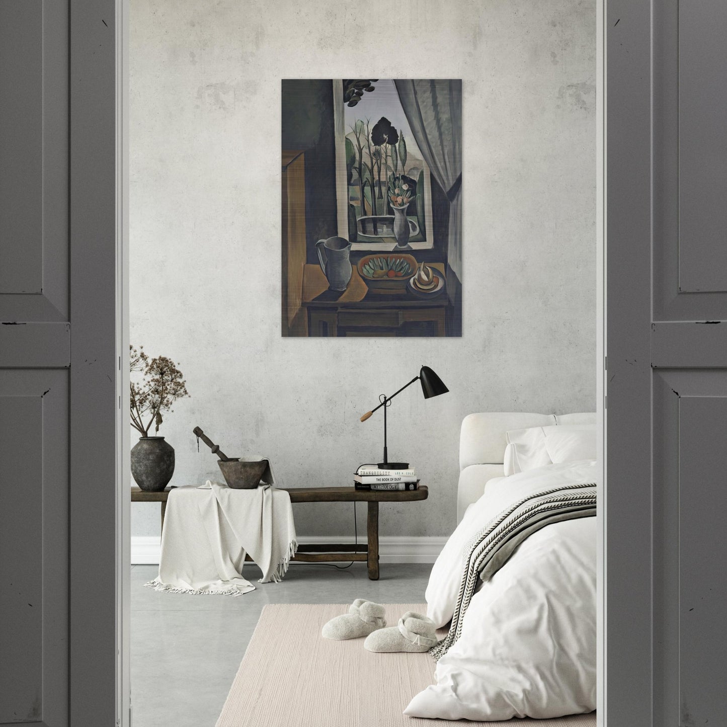 WINDOW AT VERS 1912 - Andre Derain Brushed Aluminum Print - 70x100 cm / 28x40 inches | Andre Derain Aluminum Print | Andre Derain Prints