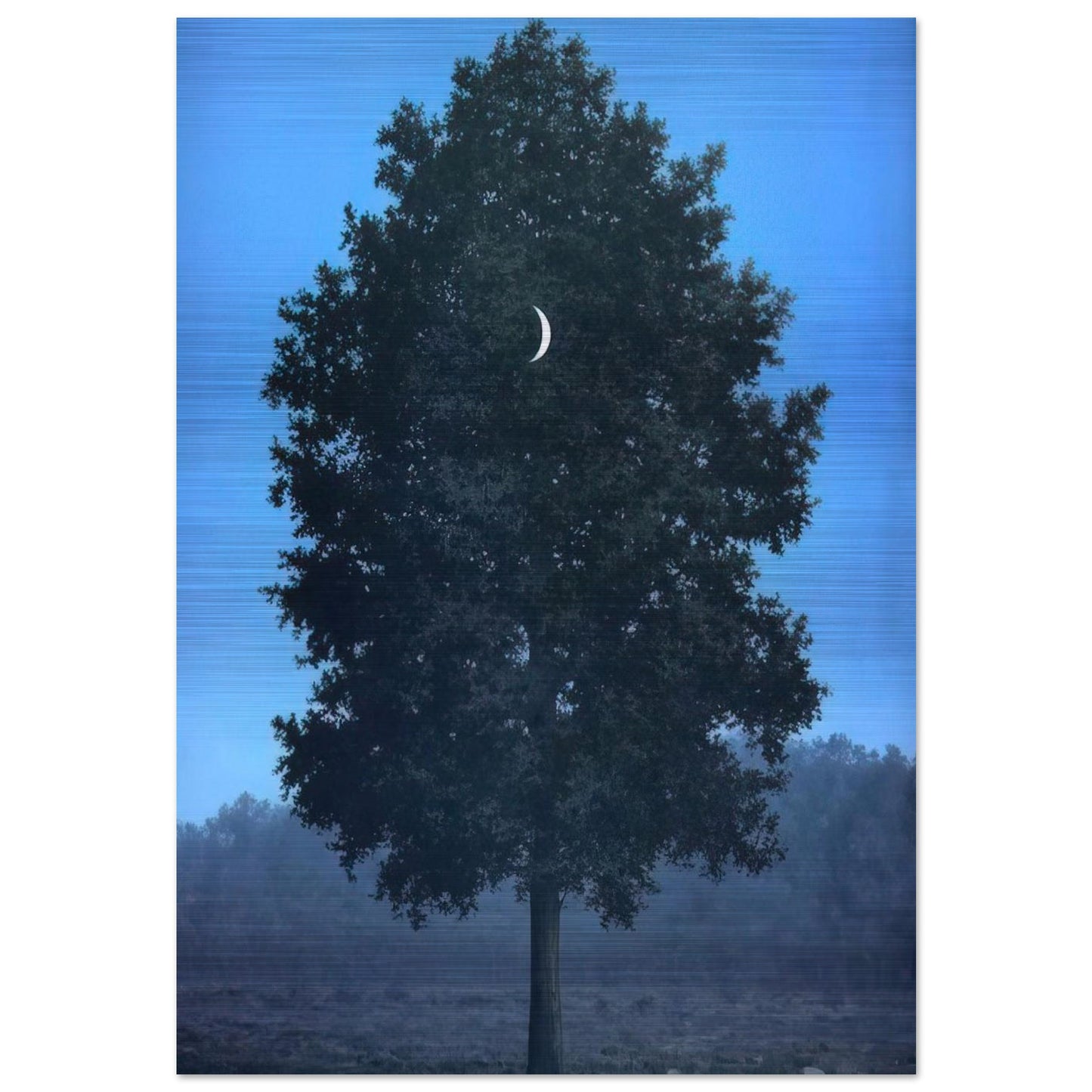 SIXTEENTH OF SEPTEMBER 1956 - Rene Magritte Brushed Aluminum Print - 70x100 cm / 28x40 inches | Rene Magritte Aluminum Print | Rene Magritte Prints