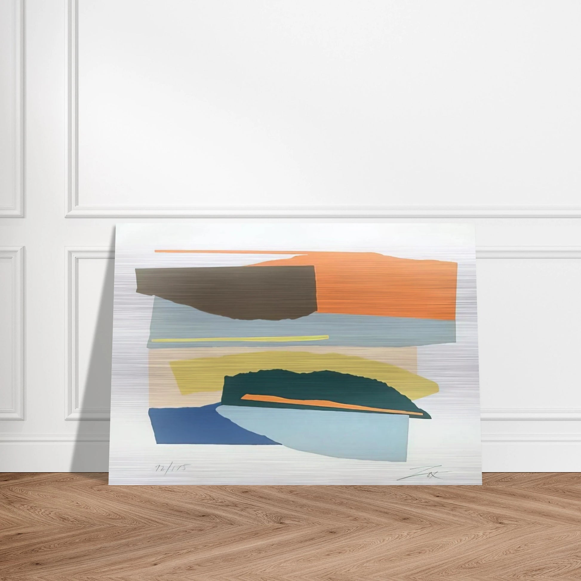 Niagara Series - 1980 - Larry Zox Brushed Aluminum Print - 70x100 cm / 28x40 inches | Larry Zox Aluminum Print | Larry Zox Prints