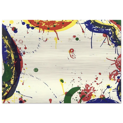 Sun Up - Sam Francis Brushed Aluminum Print - 70x100 cm / 28x40 inches | Sam Francis Aluminum Print | Sam Francis Prints